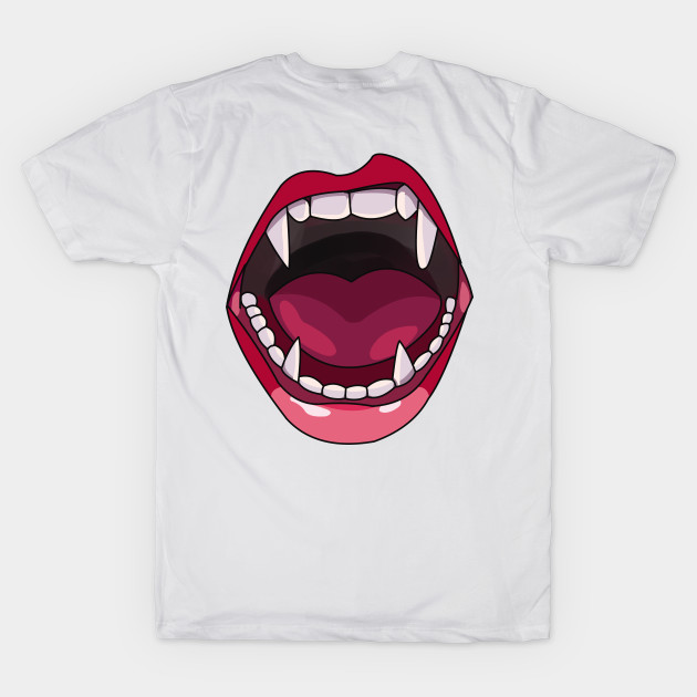 vampire mouth - vampire teeth by persa